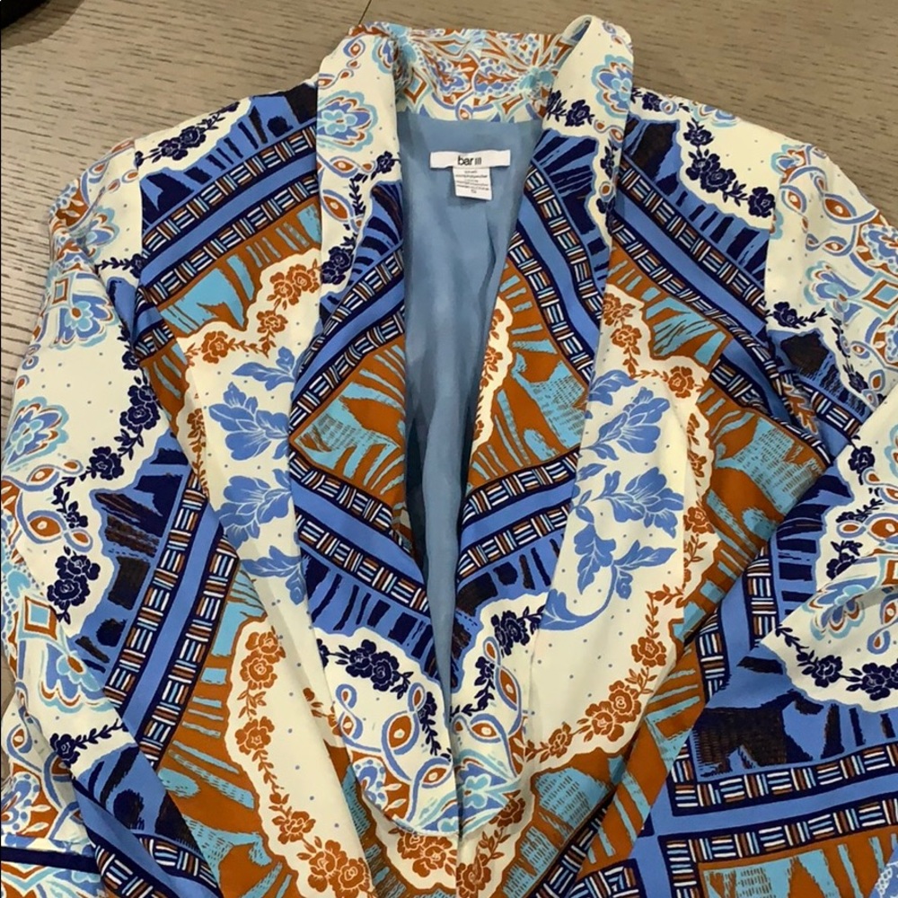 Long colorful blazer